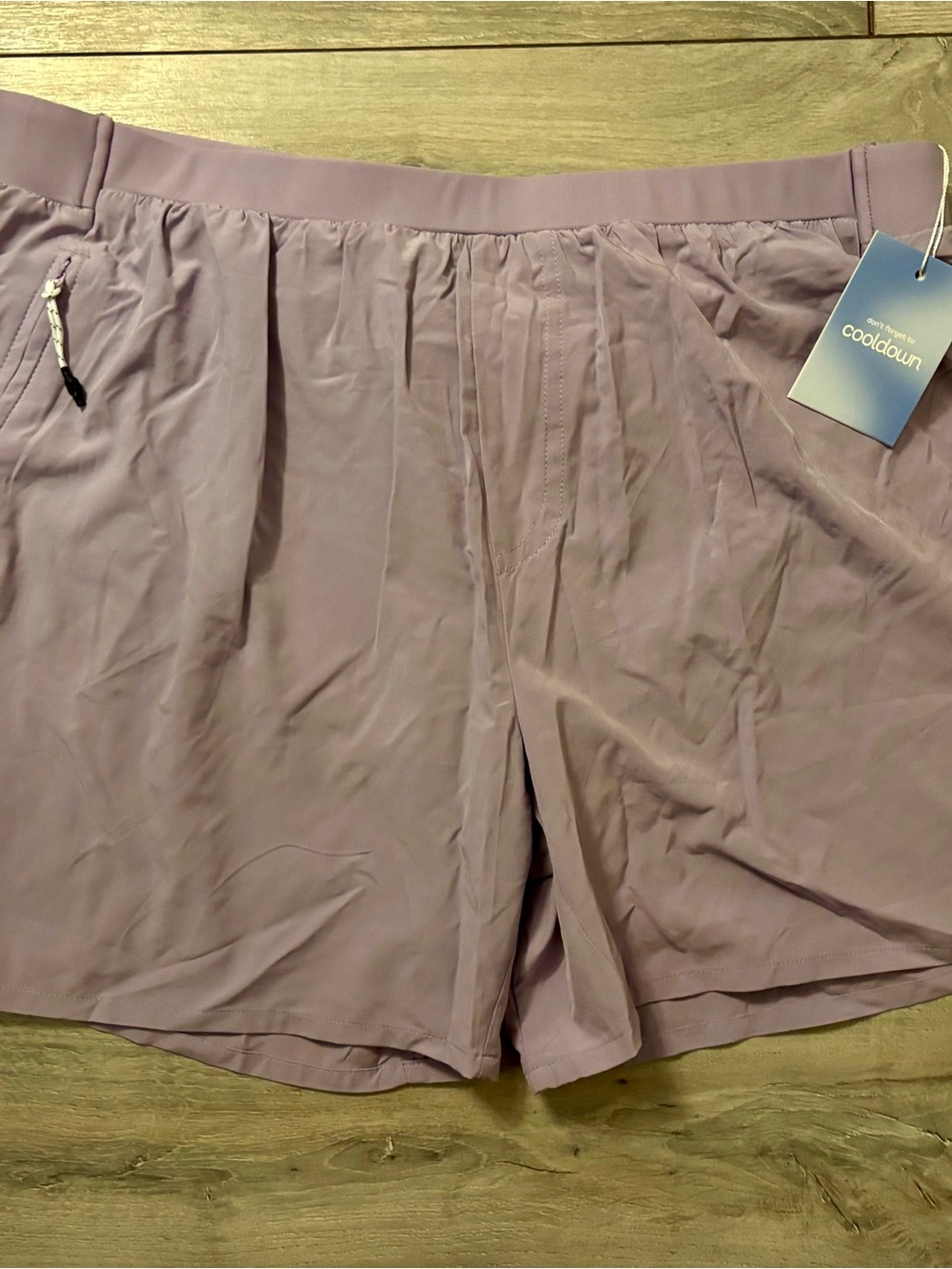 Cooldown Running Shorts - Lavender size large NWT